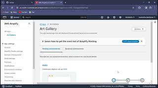 Hosting a static website in AWS Amplify by integrating GitHub