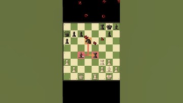 "Chess Trick: Overloading Tactic Explained 🔥♟️" #chessshorts