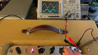 “Mostly” Mojotone 5e3 Tweed Deluxe on test bench.  Control knob interaction.