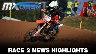EMXOPEN Race 2 News Highlights - MXGP of Kegums 2020