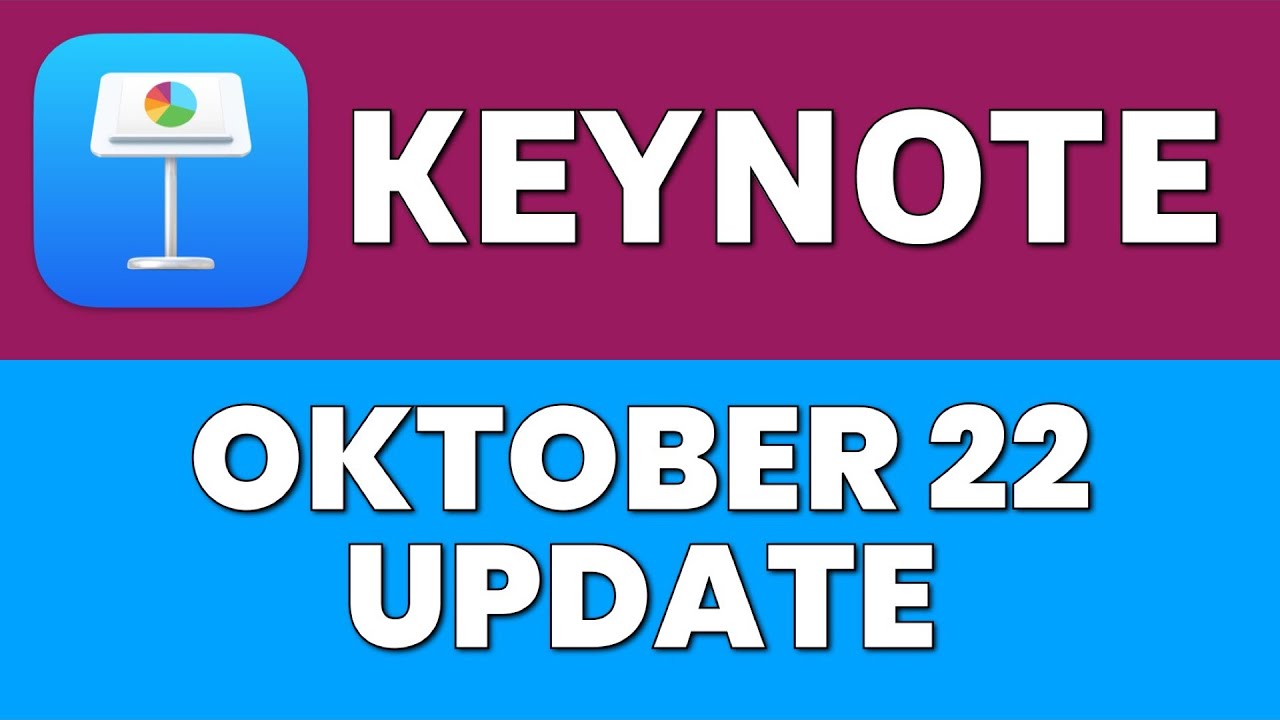 KEYNOTE Oktober 22 Update - YouTube