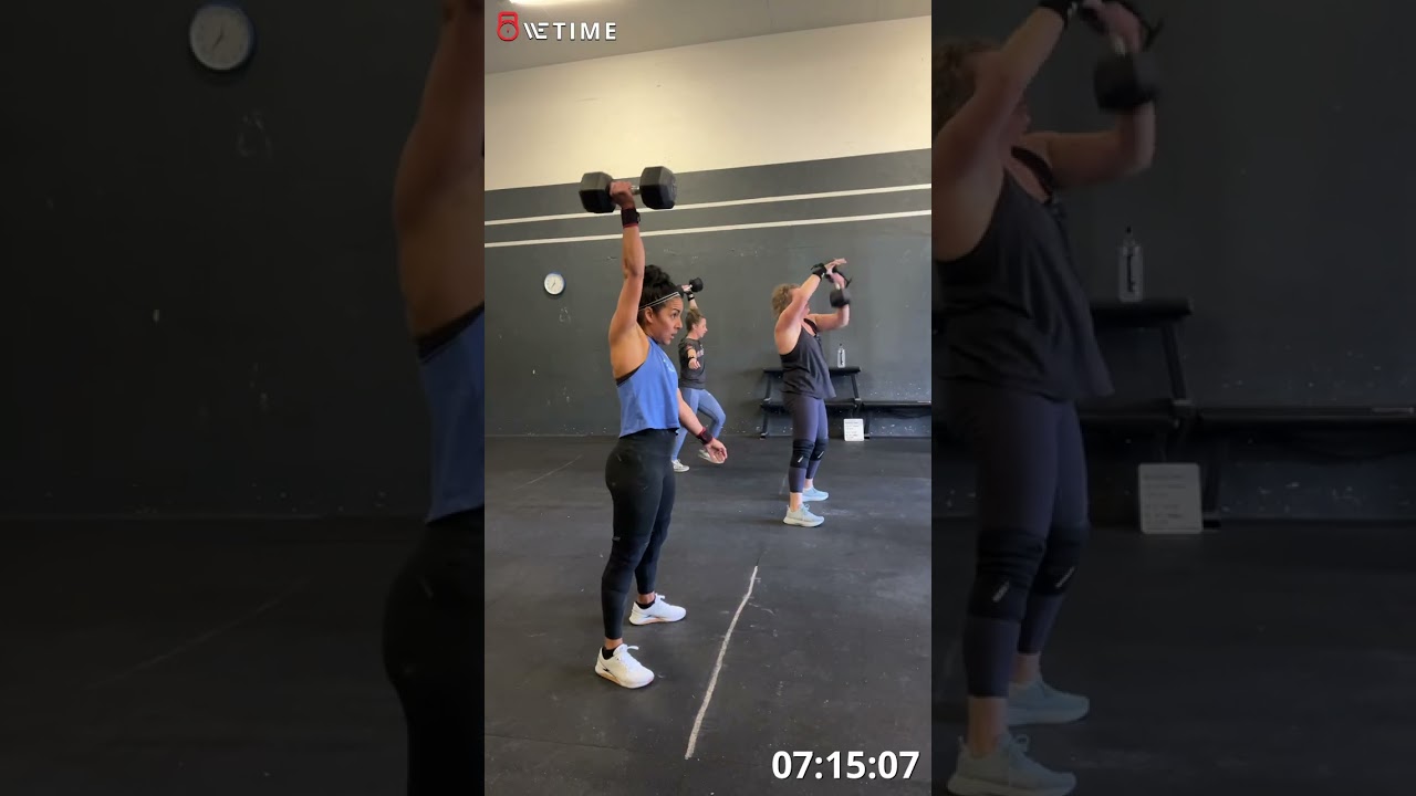 Rachel Silva-Bischoff does Open workout 26.2 at NIAC, Moscow ID.