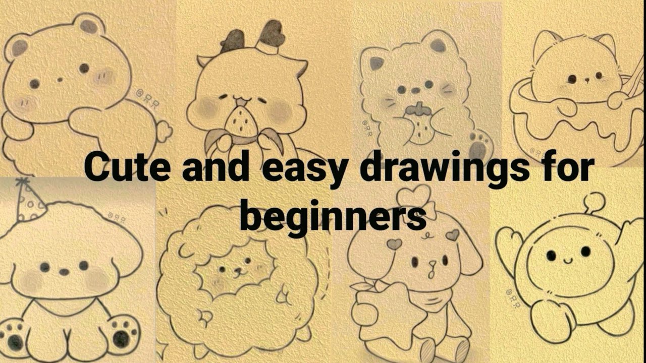 Easy drawings for beginners | Cute simple drawing | Drawing ideas 💡 ...