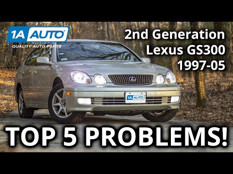 상위 5가지 문제 Lexus GS300 Sedan 2세대 1997-05