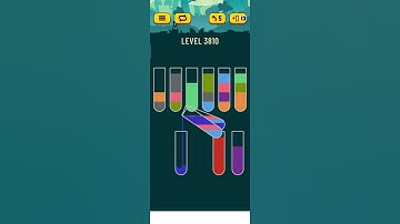 water sort puzzle - level 3810