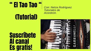 Video thumbnail of "El tao tao en  acordeón de teclas / Netza Rodríguez."