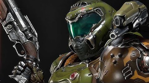 Mcfarlane Toys Doom Slayer custom review