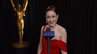 70th Emmys Thank You Cam: Rachel Brosnahan From The Marvelous Mrs. Maisel