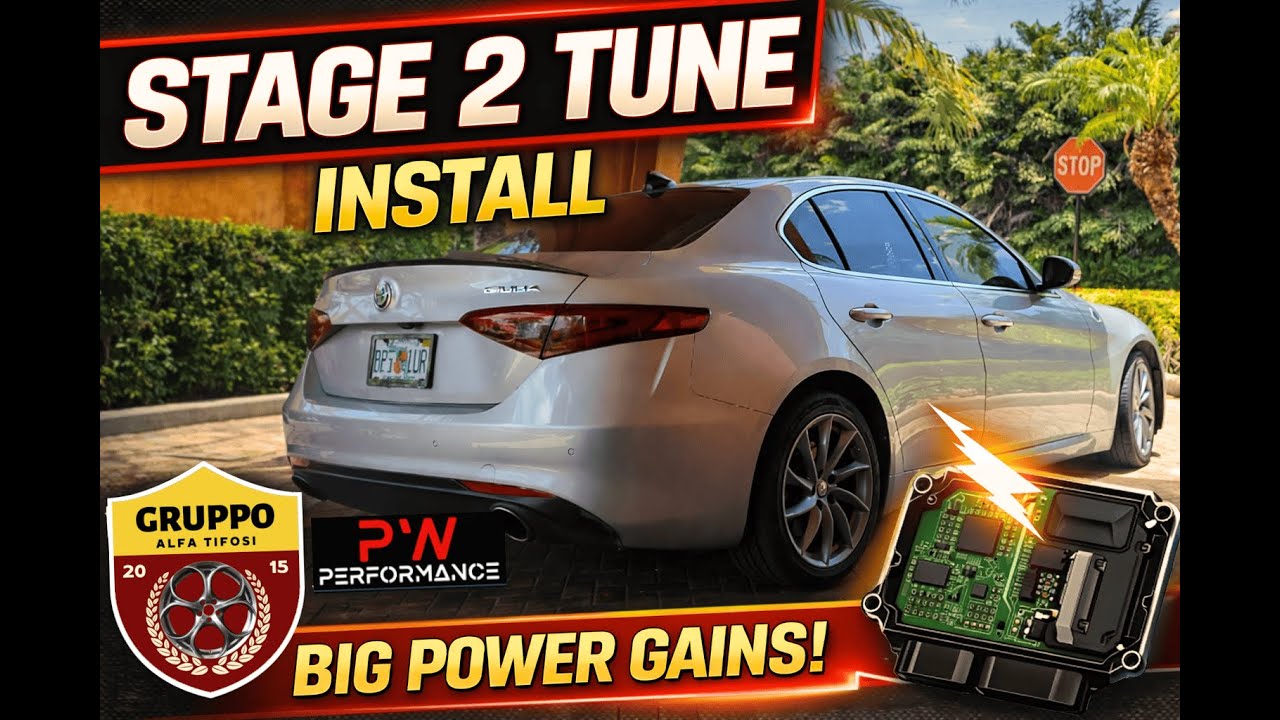 Alfa Romeo Giulia 2.0T Stage 2 Tune Install | PW Performance + Club Alfa
