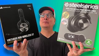 Corsair Virtuoso VS SteelSeries Arctis Nova Pro Wireless