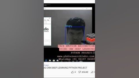 FACE EMOTION RECOGNITION USING CNN DEEP LEARNING PYTHON PROJECT