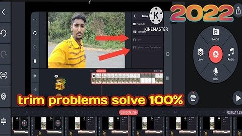 kinemaster video cutting problem|| kinemaster video trim split problem2022||Vinay vlogs