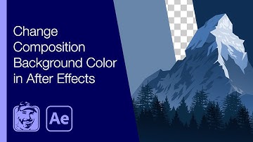 Change Composition Background Color in After Effects