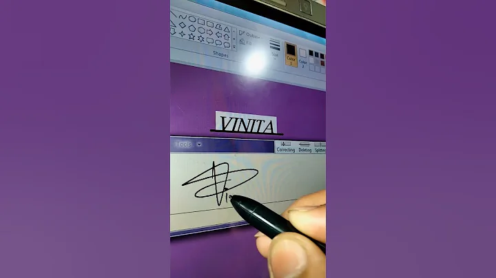 Vinita name sign 🌸🛑#trending #shorts #signaturemaker