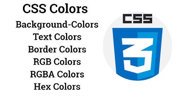 4 CSS COLORS | background color in CSS |  text color in CSS  | border color in CSS | RGB COLOR