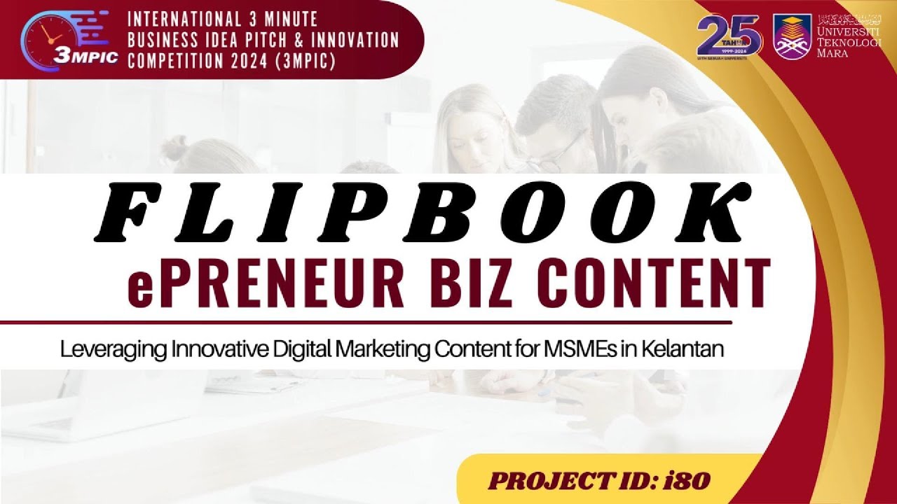 3MPIC: PROJECT ID i80 - FLIPBOOK ePRENEUR BIZ CONTENT - YouTube