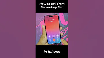 How To Make Call From Secondary Sim In Iphone 15 Iphonenotification Callsettings 