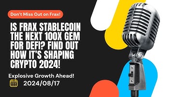 Frax Stablecoin: The Revolutionary Future of Crypto – How Frax Stablecoin is Changing DeFi 2024!
