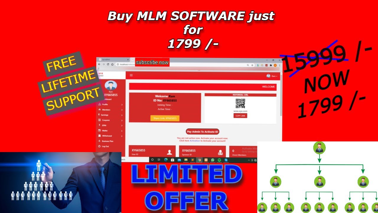 Update New How to create your own mlm website | MLM script download | mlm software under 2000rs