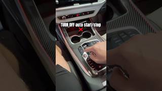HOW TO: Disable BMW auto start/stop feature #bmw