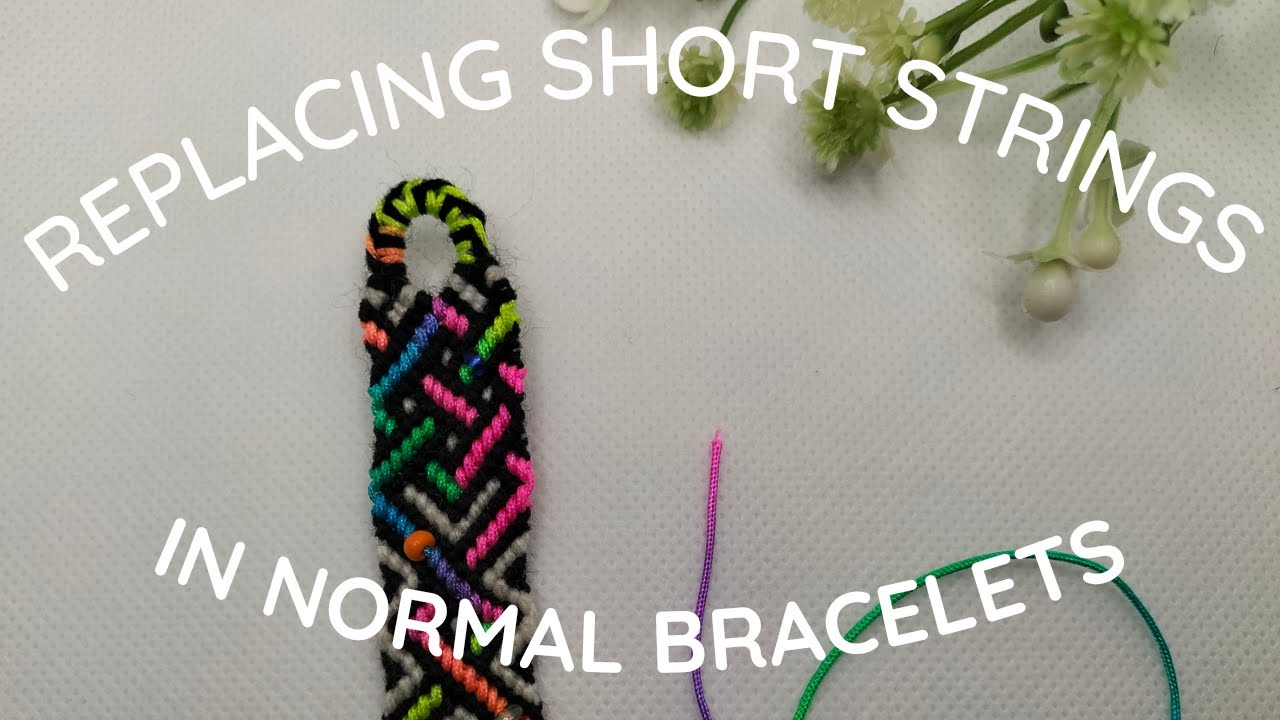 How To add Strings In A Started Friendship Bracelet In 2 Ways