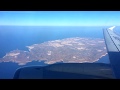 Strange noise on Alitalia A321 Malta - Rome flight - Stunning view on Malta!