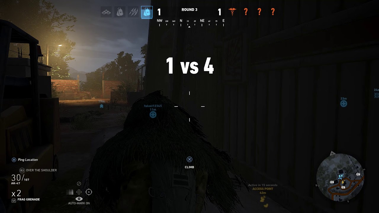 Ghost War 1v4 clutch | IceColdLycan