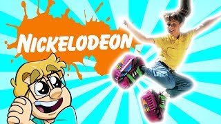 Trying Nickelodeon Moon Shoes