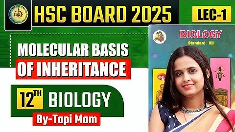Class XII Biology - Molecular basis of inheritance. By:- Tapi Miss & Abhishek Sir Chemistry ASC