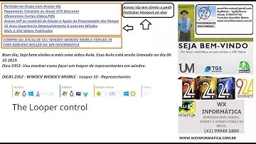 DICAS 2352 WINDEV WEBDEV MOBILE Looper 10 Representantes