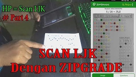 FULL LANGKAH SCAN LJK DENGAN APLIKASI ZIPGRADE