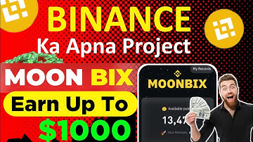 Binance new project ! MoonBix mining bot | telegram bot | new earning Bot | Binance Bot | mrpanhwar