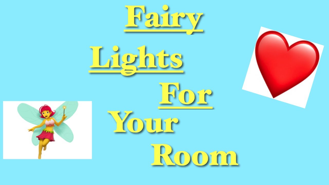 DIY How To Do Fairy Lights 🧚‍♀️ 🧚‍♂️ YouTube