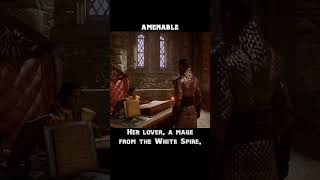 amenable — Dragon age : Inquisition dialogue scene