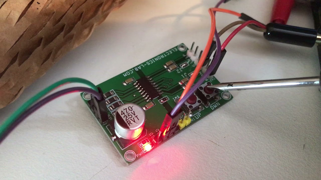 3W Stereo Class D Audio Amplifier with Up Down Volume Control - YouTube