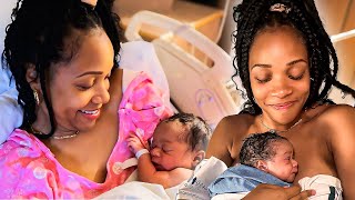 BIRTH VLOG! *Raw and Real* Labor & Delivery | Baby Having Difficult Time Breathing (SCARY)!!