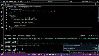 Thread implementation using thread class - OOP