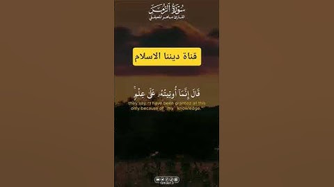 من سورة الزمر الشيخ ماهر المعيقلي