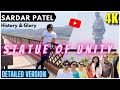 Worlds tallest  statue of unity ft nikkhil pitaley  sardar vallabhbhai patel  gujarat tourism 4k
