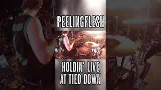 Holdin' with PeelingFlesh at Tied Down. Full video out now! #peelingflesh #drums #drummer #metal