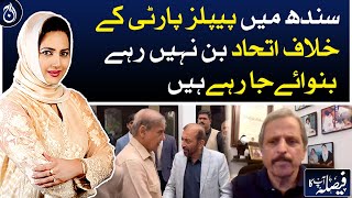 Alliances are not being formed against PPP in Sindh: Mazhar Abbas - Aaj News