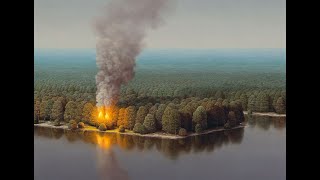 V3 Windows 95 Startup Sound Pitched Over Surrealist Landscapes