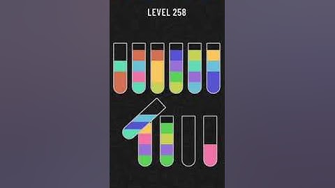 Water Sort Puzzle Level 258 Walkthrough Solution Android/iOS 💦
