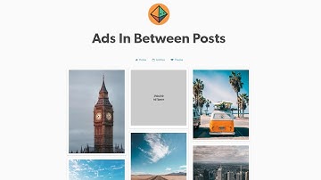How to display ads between Tumblr posts