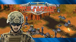 Red Alert 2: Squadleader's Highway | 1 vs 7 Brutal AI | Superweapons [On]