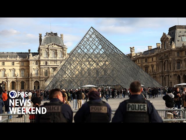 News Wrap: Investigators say 2 suspects arrested over Louvre jewels theft