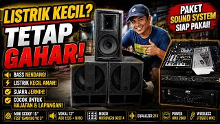 Listrik Kecil? Paket Sound System Mini Scoop 15 Inch Ini Tetap Gahar!