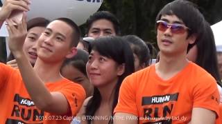 20150723 Captain - selfie & warm up @TRAINING IN THE PARK สวนวชิรเบญจทัศ 3/4 #lovesicktheseries