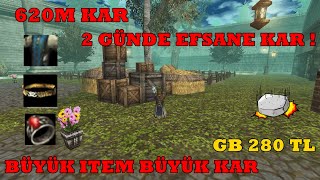 PANDORA PAZAR 3. BÖLÜM l İRON BELT Mİ O ? l 620M KAR ! l GB 280 TL l #knightonline