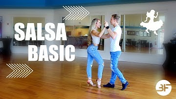 (OLD) Salsa Beginner Basic Steps - How to Dance Salsa for Beginners (1) | Salsa Basic